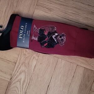 POLO RALPH LAUREN/Men's Bear Design & Logo Socks